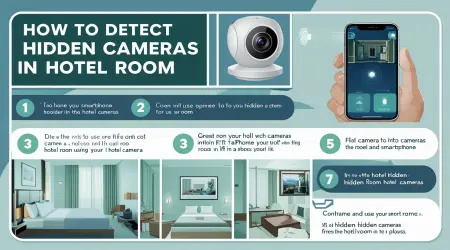 Hotel Hack: How to Know if There is a "Hidden Camera" in the Room on Your Phone